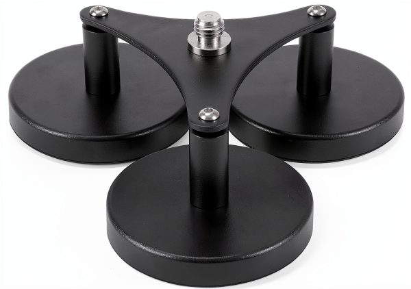 Triple Magnetic Mount by Mountlaser GNSS Base with 5/8" x11 Thread-0
