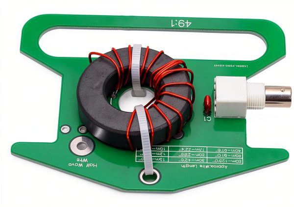 49:1 Shortwave Balun PCB with 5-35MHz Tuning Range for Balanced to Unbalanced Antenna Transformation in Amateur Radio Communication-8