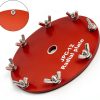 Aluminum Grounding Grid Plate UrbanHui 11cm for PAC-12 JPC-12 Antenna-4