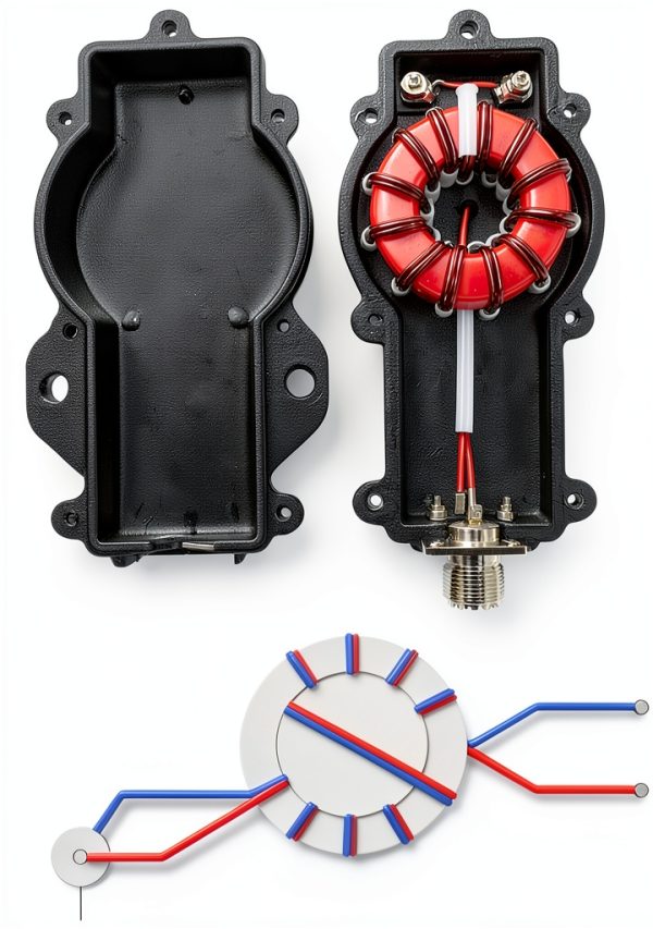 KB2 Enterprises Original 3-54MHz 1:1 Current Balun 2000W PEP-5