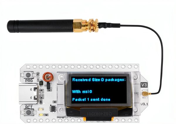 LoRa Antenna 915MHz 2dBi 6PCS Meshnology with 15cm UFL to SMA-4