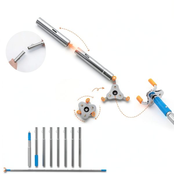Silver Smoke Transducer Disassembly Tool Glooglitter 7.6ft Aluminum-2