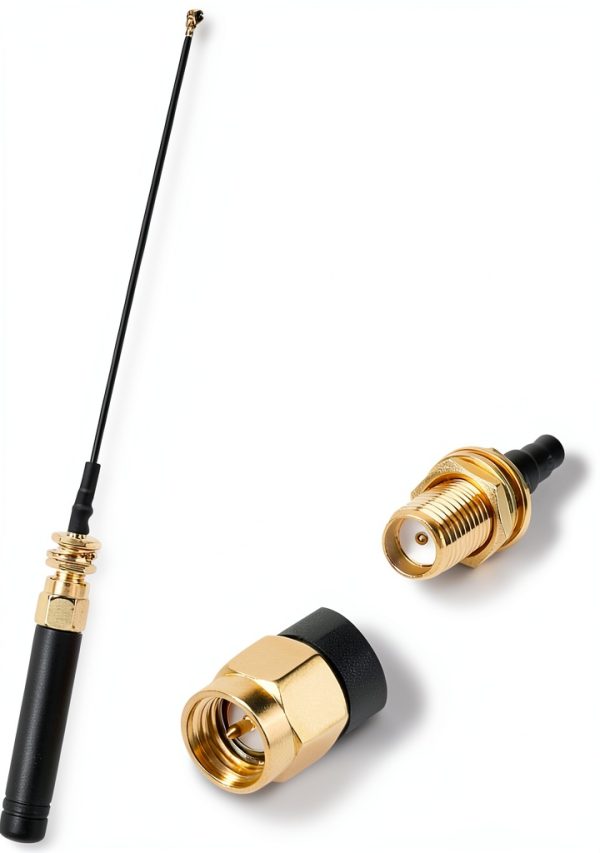 LoRa Antenna 915MHz 2dBi 6PCS Meshnology with 15cm UFL to SMA-1
